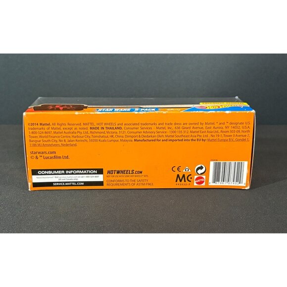 Star Wars Hot Wheels Mattel Stormtrooper Luke Skywalker R2-D2 Yoda Darth Vader - Picture 7 of 7